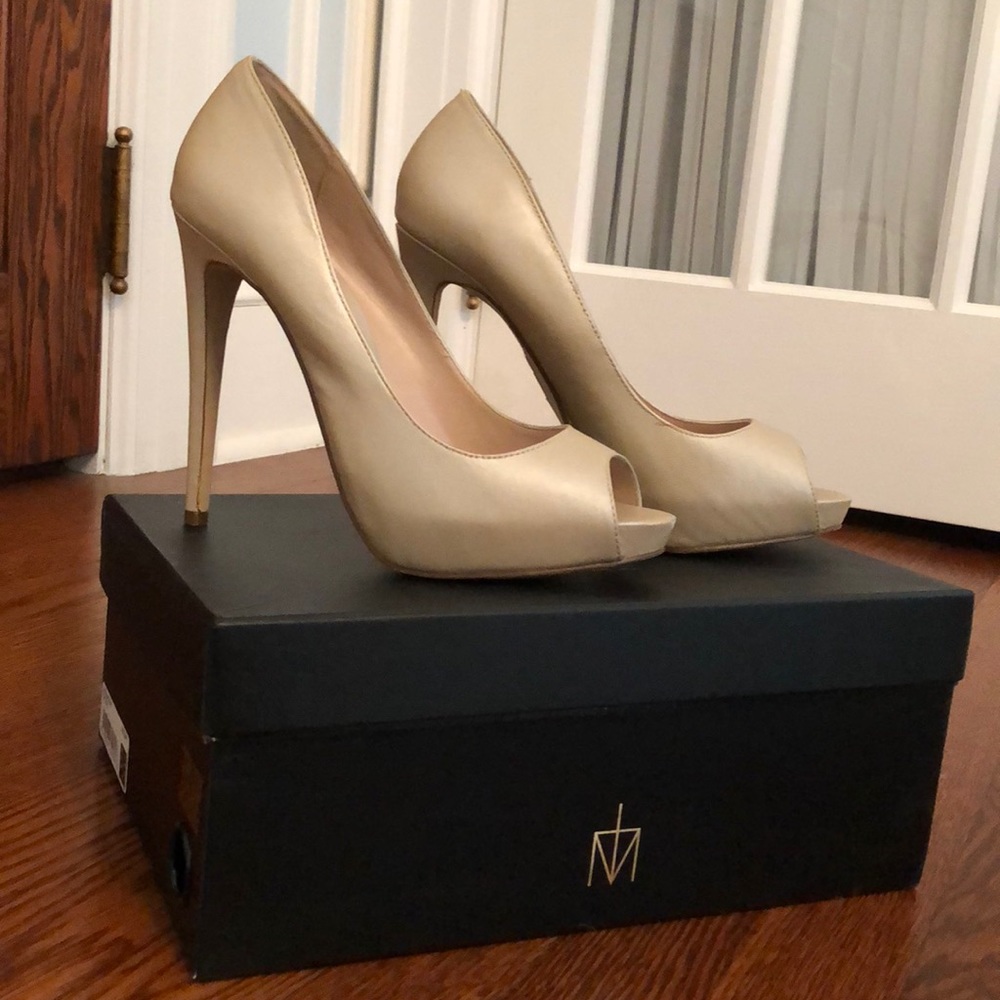 Madonna Truth or Dare Champagne Heels